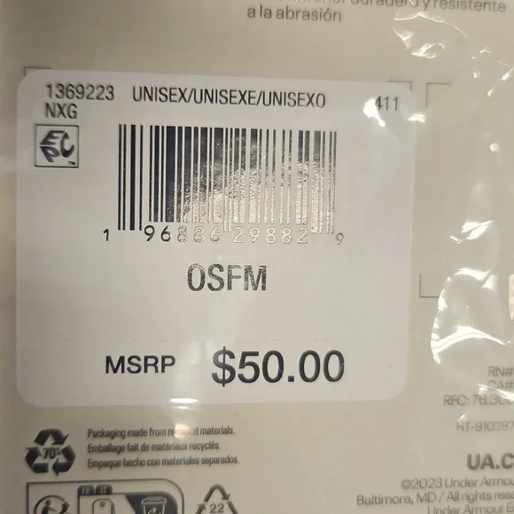 BRAND NEW NEVER USED Under Armour Blue Floral Duffel Bag - Picture 7 of 7